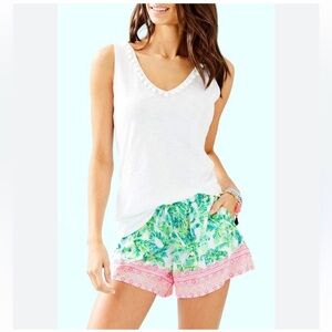 NWT Lilly Pulitzer Katia Shorts in Fresh Citrus